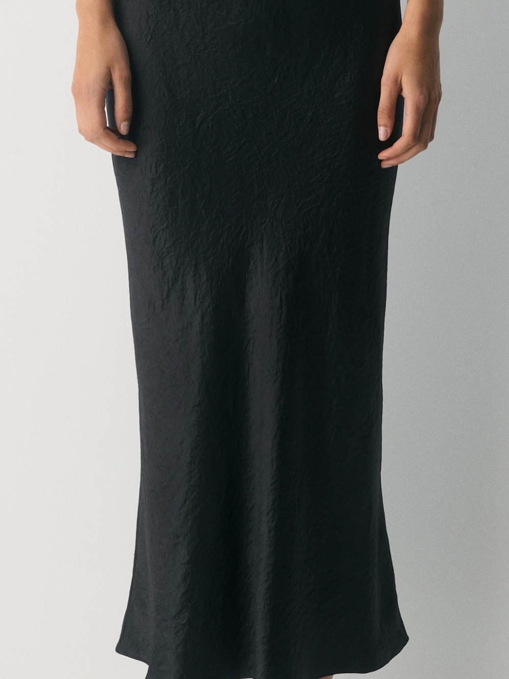 Aritzia Slip Satin Maxi Skirt